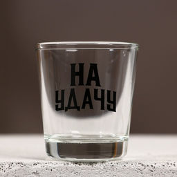 Подарочный набор На удачу, гель для душа виски 100 мл и стопка, HARD LINE