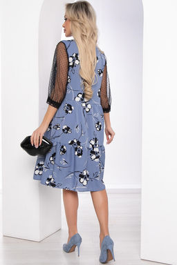 Платье Омут красоты (серо-голубое) П8431 - Lt collection фото 2