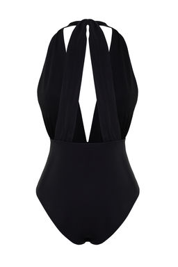 TRENDYOLMILLA K?rm?z? Derin Dekolteli S?rt Dekolteli Regular Mayo TBESS24MA00086 фото 8