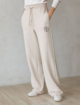 D44.089 Брюки женские бежевый меланж