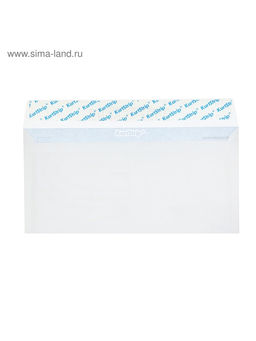 Цена за 1000 шт. Конверт почтовый Е65 110×220 мм, поле «Кому-куда», без окна, отрывная лента, внутренняя запечатка, 80 г/м²