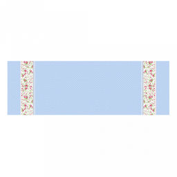 "Английский сад" Скатерть-дорожка на стол 50х145см, хлопок "Премиум" 186г/м2, "Домашняя мода" (Россия)