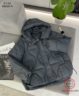 Куртка женская большого размера с капюшоном - Bruno фото 3