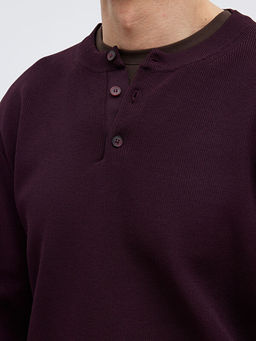 Bisiklet Yaka Erkek Triko Kazak