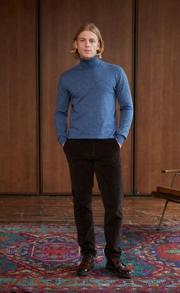 Водолазка F021-15608 jeans melange - Fine joyce фото 2