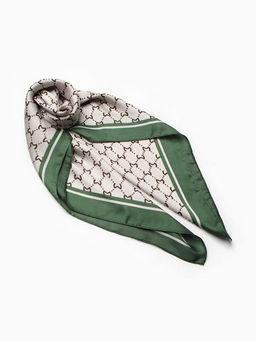 Платок женский MINAKU, размер 70×70 см, зелёный