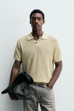 POLO PUNTO REGULAR FIT ESTRUCTURA / Rosado oscuro - Zara фото 10