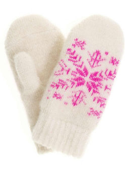 Варежки детские круговые Снежинка 0506-6