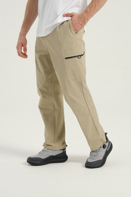 Брюки текстильные Бежевый