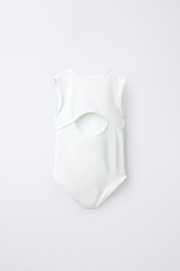 BODY POLIAMIDA CUT OUT / Blanco - Zara фото 2