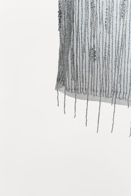 OPEN BACK BEADED FISHNET TOP - Zara фото 9