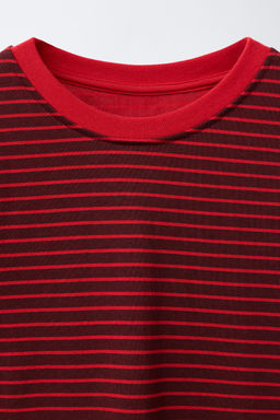 STRIPED PRINT T-SHIRT - Zara фото 3