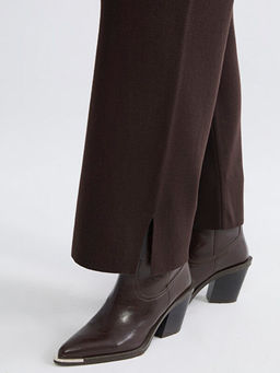 Beli Lastikli Kad?n Triko Pantolon