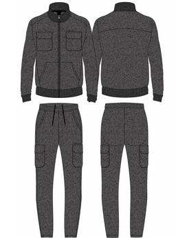 Спортивный костюм мужской 11M-RR-1757 RED-N-ROCKS