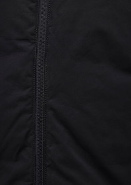 Kapusonlu Siyah Sisme Mont - Mavi фото 8