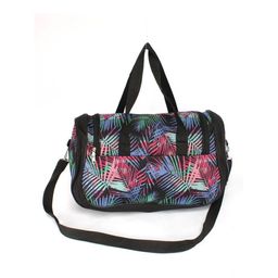 Сумка дорожная Дизайн-Гризли, 1отд, плечевой ремень, 2внеш карм, черный (цв.папоротник) 248155 - Bobo фото 2