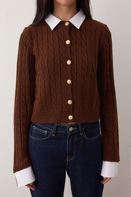 Antrasit Kombine Sac Orgu Triko H?rka TWOAW26HI00260 - Trendyolmilla фото 8