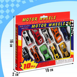 Машинка металлическая «Автомир», набор 10 шт.