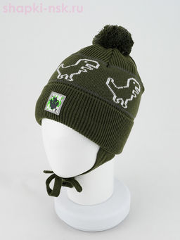 21920 B-W Шапка для мальчика (44-52)