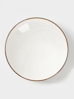 Тарелка глубокая Magistro Mediterana, 900 мл, d=20.8 см, фарфор, бежевая  фото 3