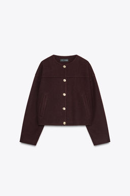SOFT JACKET WITH GOLD BUTTONS - Zara фото 8