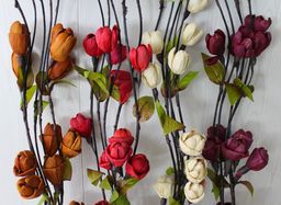 Веточки 5 шт. Сухоцвет бутон (SF-1119) в ассортименте - Больше подарков фото 2