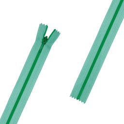 Молния Спираль н/р потайная т.3 Gamma G010S 45 см на сетчатой тесьме потайная пластик 10 шт