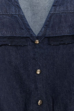 LACE DENIM SHIRT - Zara фото 7