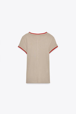 DOUBLE T-SHIRT - Zara фото 16