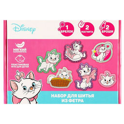 Набор для шитья. Игрушки из фетра своими руками «Коты аристократы», с перфорацией