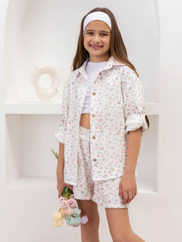 Комплект для девочек Муслин Молочный М-18КД MODAMICA