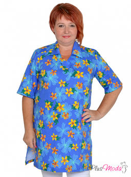 Туника Модель №1344 размеры 44-84 - Plusmoda фото 8