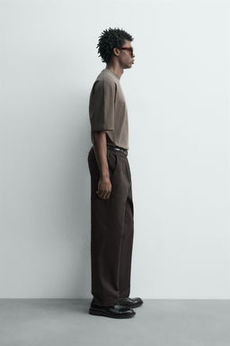 REGULAR FIT CHINO TROUSERS - Zara фото 14