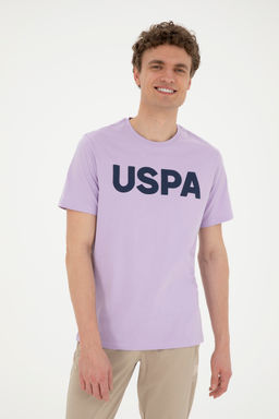 Мужская сиреневая базовая футболка Неожиданная скидка в корзине - U.s. polo assn фото 8
