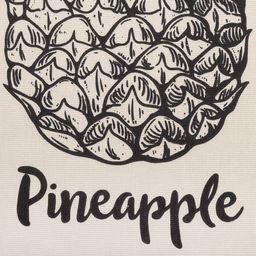 Набор кухонных полотенец Доляна Pineapple 35х60см-2шт, 100% хлопок  фото 5