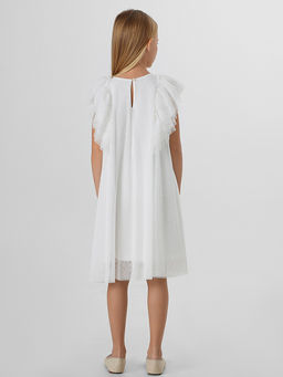 Нарядное платье для девочек белое - Mark formelle фото 4