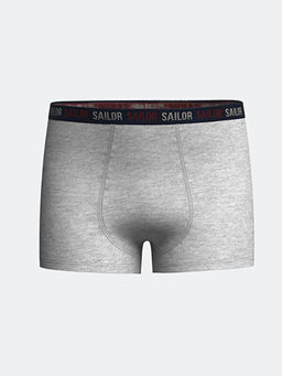 Bask?l? Erkek ?ocuk Boxer 3l? - Waikiki фото 2