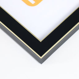 Фоторамка для фото 21×30 см Keep memories «Акварель», пластик, чёрный, (стекло)