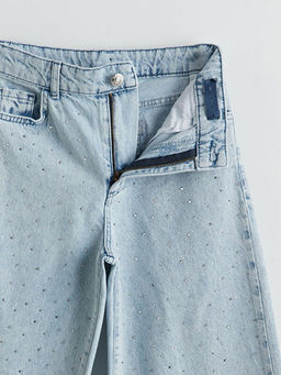 Wideleg K?z ?ocuk Jean Pantolon