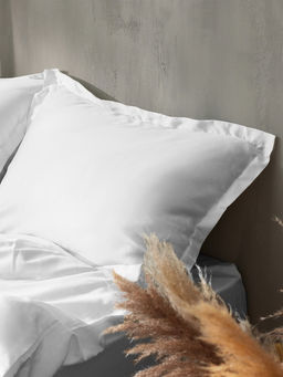 Наволочка SL Home Tencel, 50×70+3 см, тенсель, эвкалиптовое волокно 100%, белая