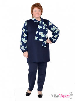 Туника Модель №396 размеры 44-80 - Plusmoda фото 5
