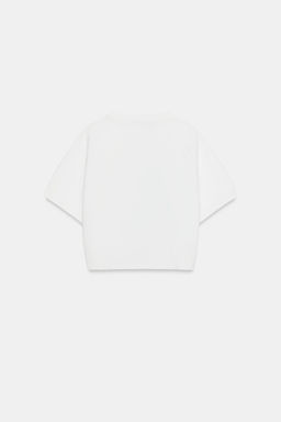 CHAQUETA CORTA PUNTO CREMALLERA / Blanco - Zara фото 6