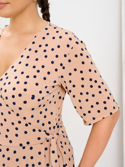 Платье MR008SS3 beige/blue - Maxroses фото 4