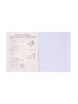 Цена за 5 шт. Тетрадь предметная 48 листов в клетку, Calligrata «Неоновые звери. Геометрия», обложка мелованный картон