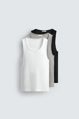 PACK 3 CAMISETA TANK B?SICA / varios