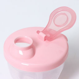 Контейнер для хранения детского питания Крошка Я, 3 секции по 90 мл., 9.2×8.8×8 см, 270 мл., розовый