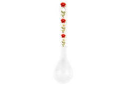 Сахарница 250 мл 9*9*10 см Маки + ложка, NEW BONE CHINA - Elan gallery фото 15