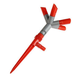 Распылитель 5-лепестковый, 29 см, штуцер под шланги 1/2", 3/4", пика, пластик, Greengo