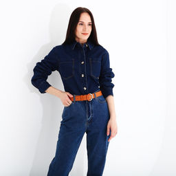 Ремень женский, ширина 3.2 см, винт, пряжка металл, цвет рыжий - Simaland фото 3