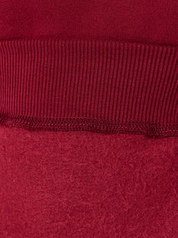 Свитшот женский бордовый с надписью You are enough - Mark formelle фото 6